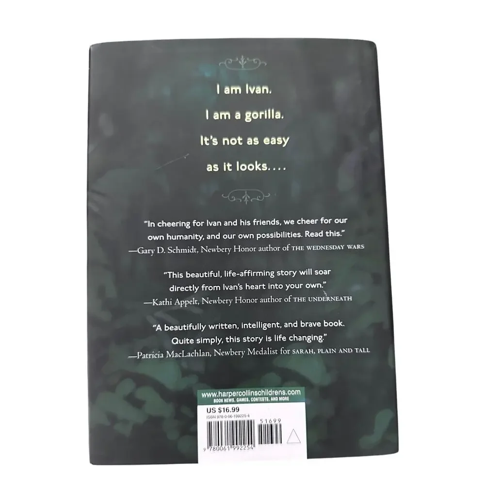 The One And Only Ivan Hardcover Children's Book Winner of the Newbery Medal